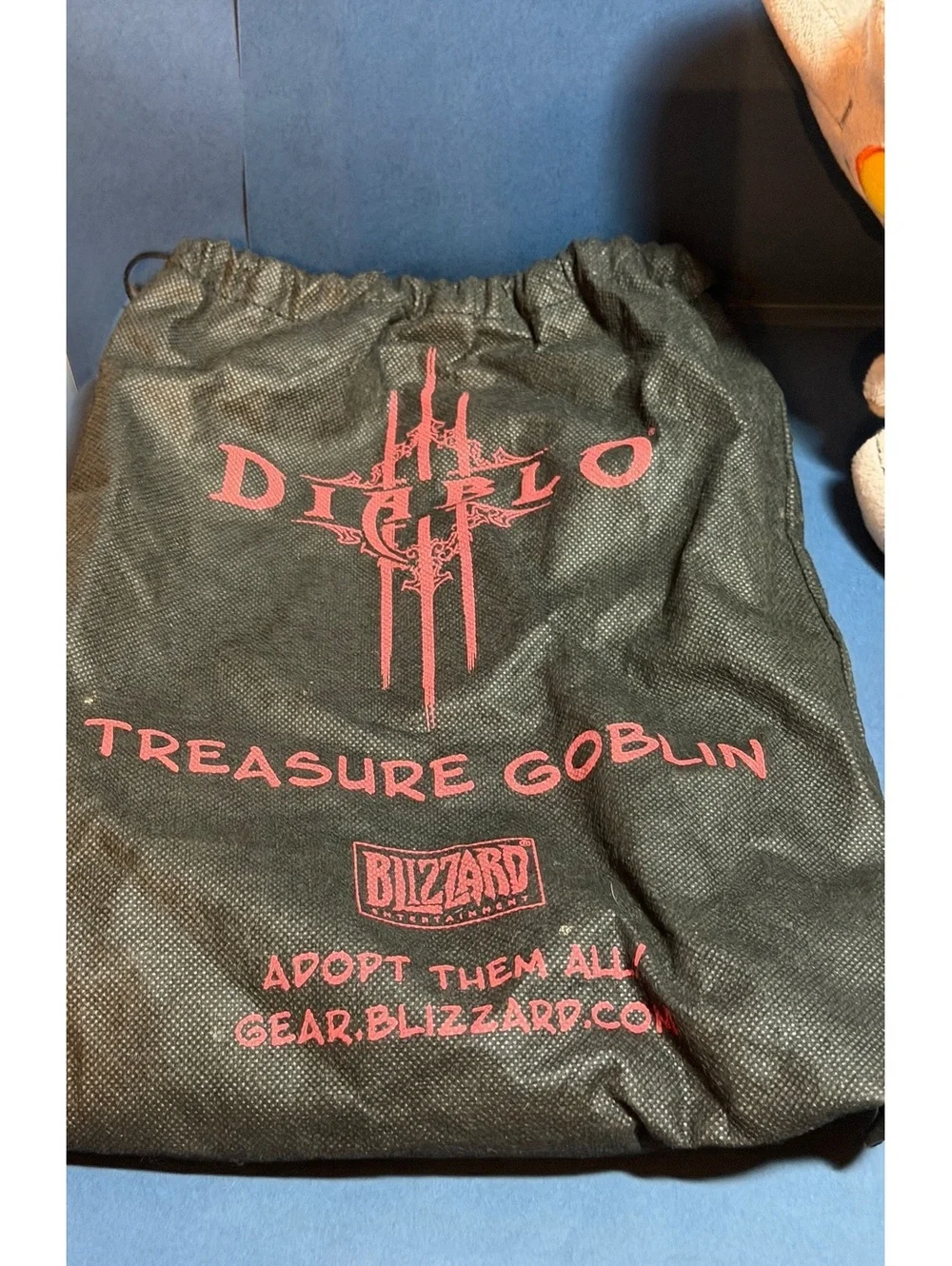 Diablo III Treasure Goblin Plushie with bag. NWT